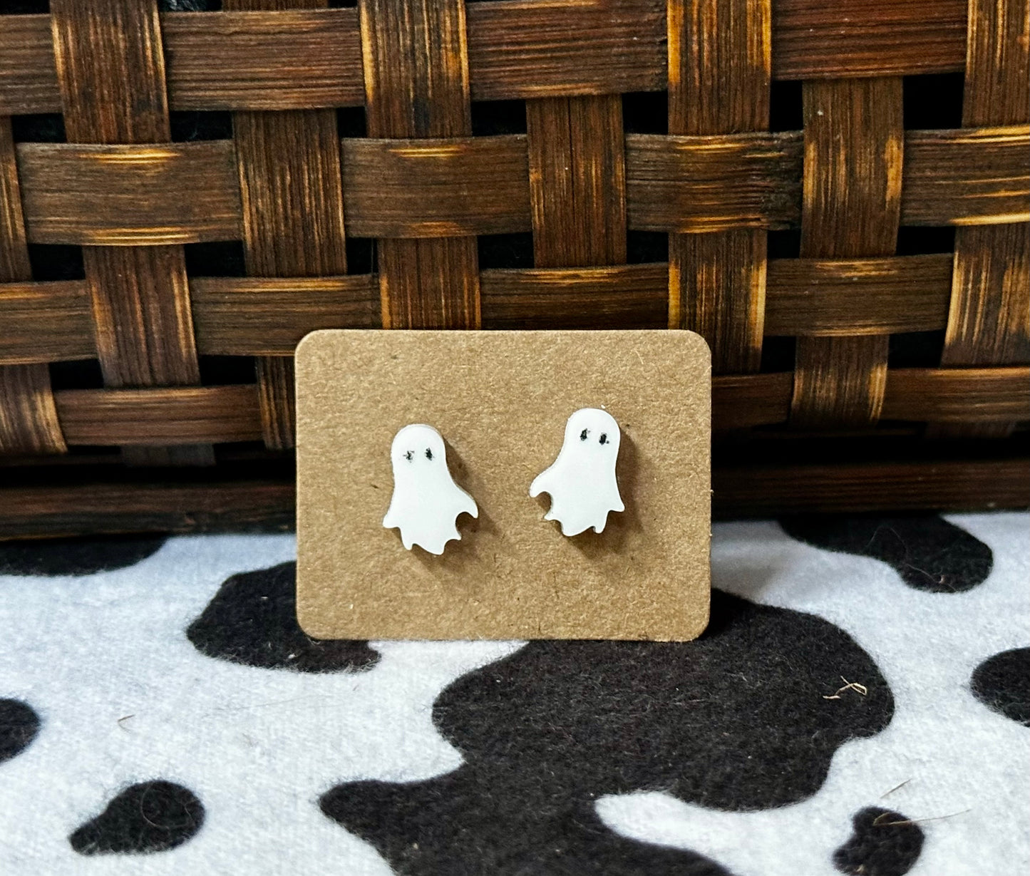 Ghost Studs (Acrylic)