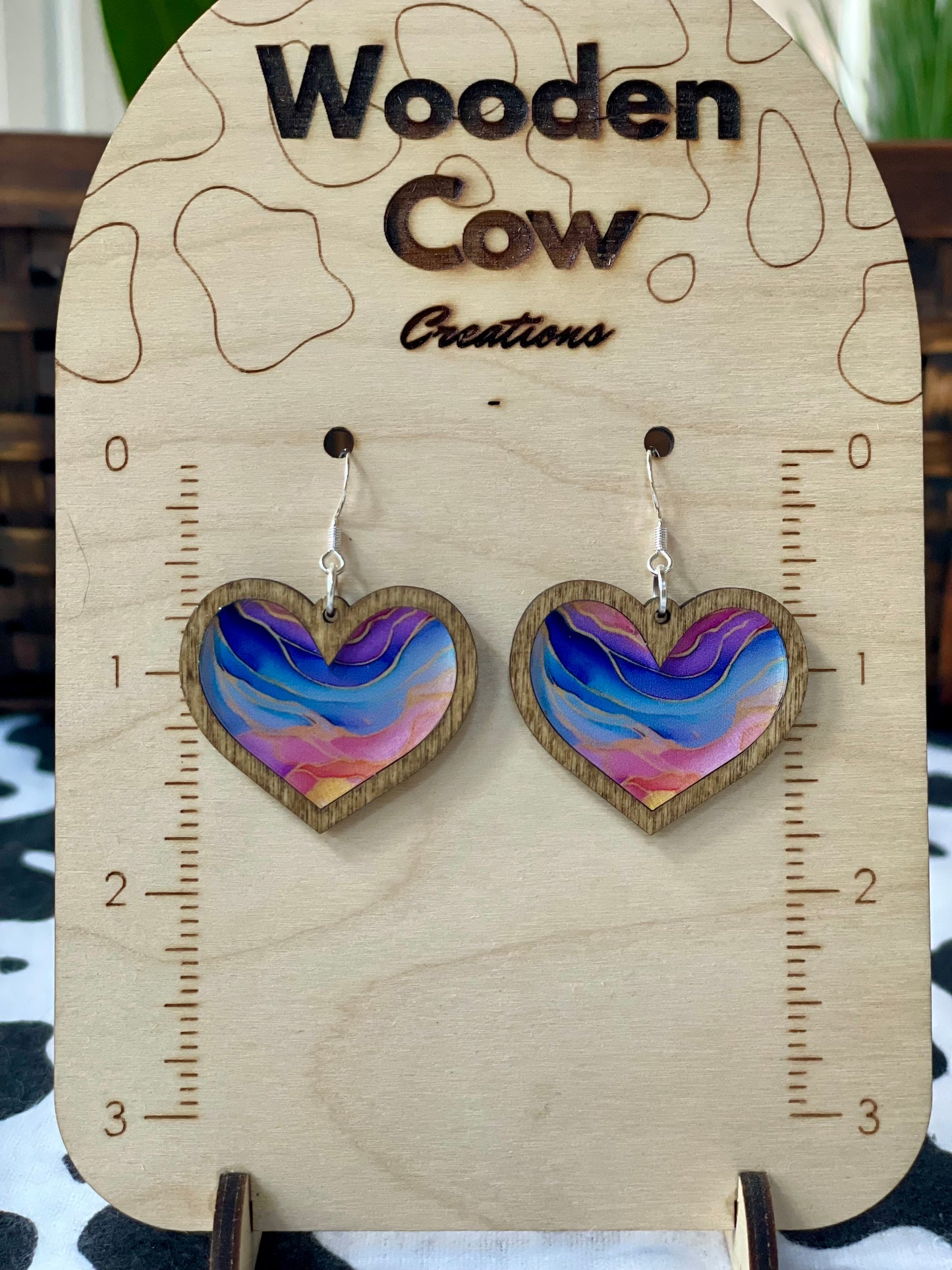 Heart Acrylic Dangles