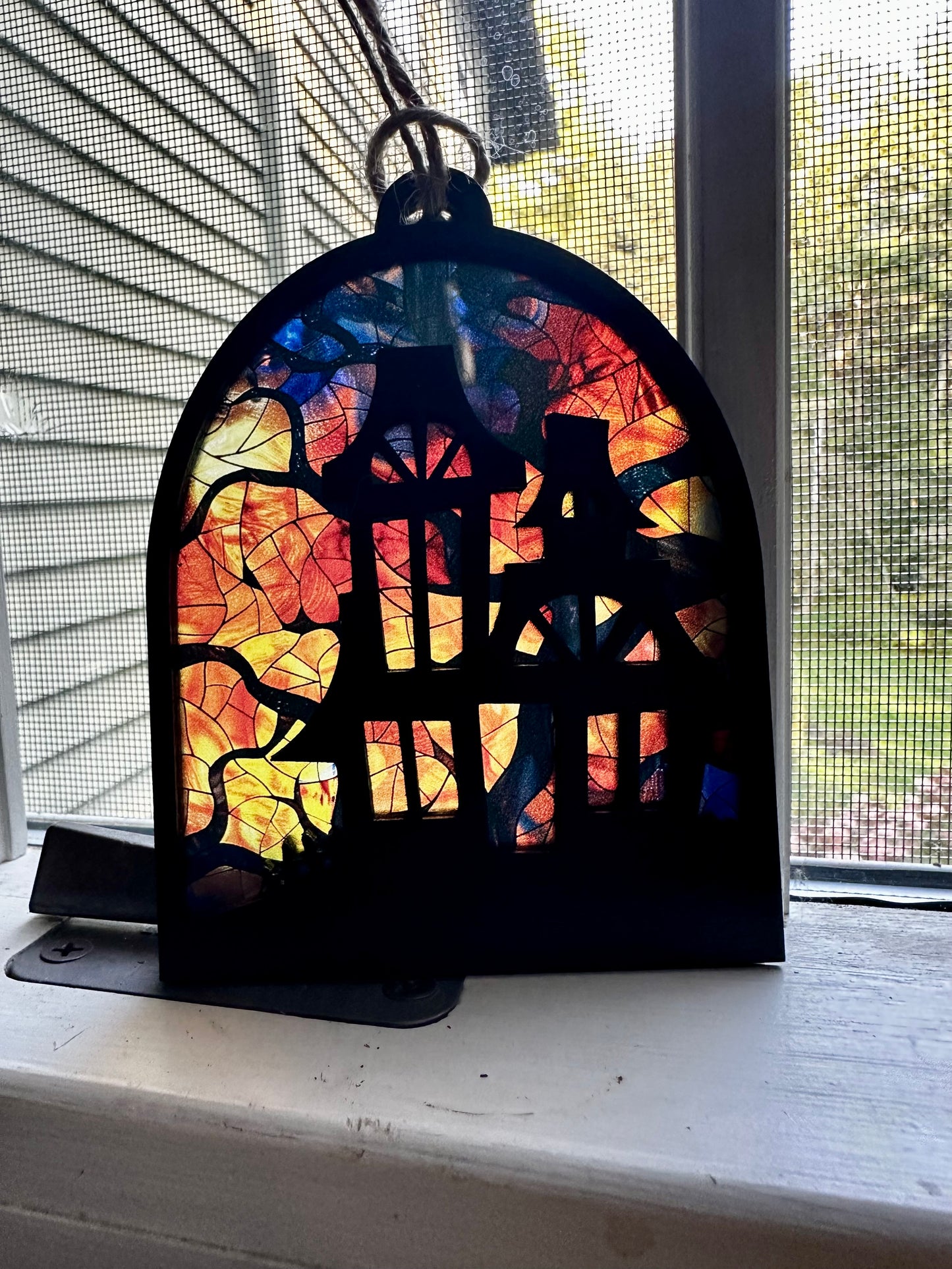Haunted House Suncatcher