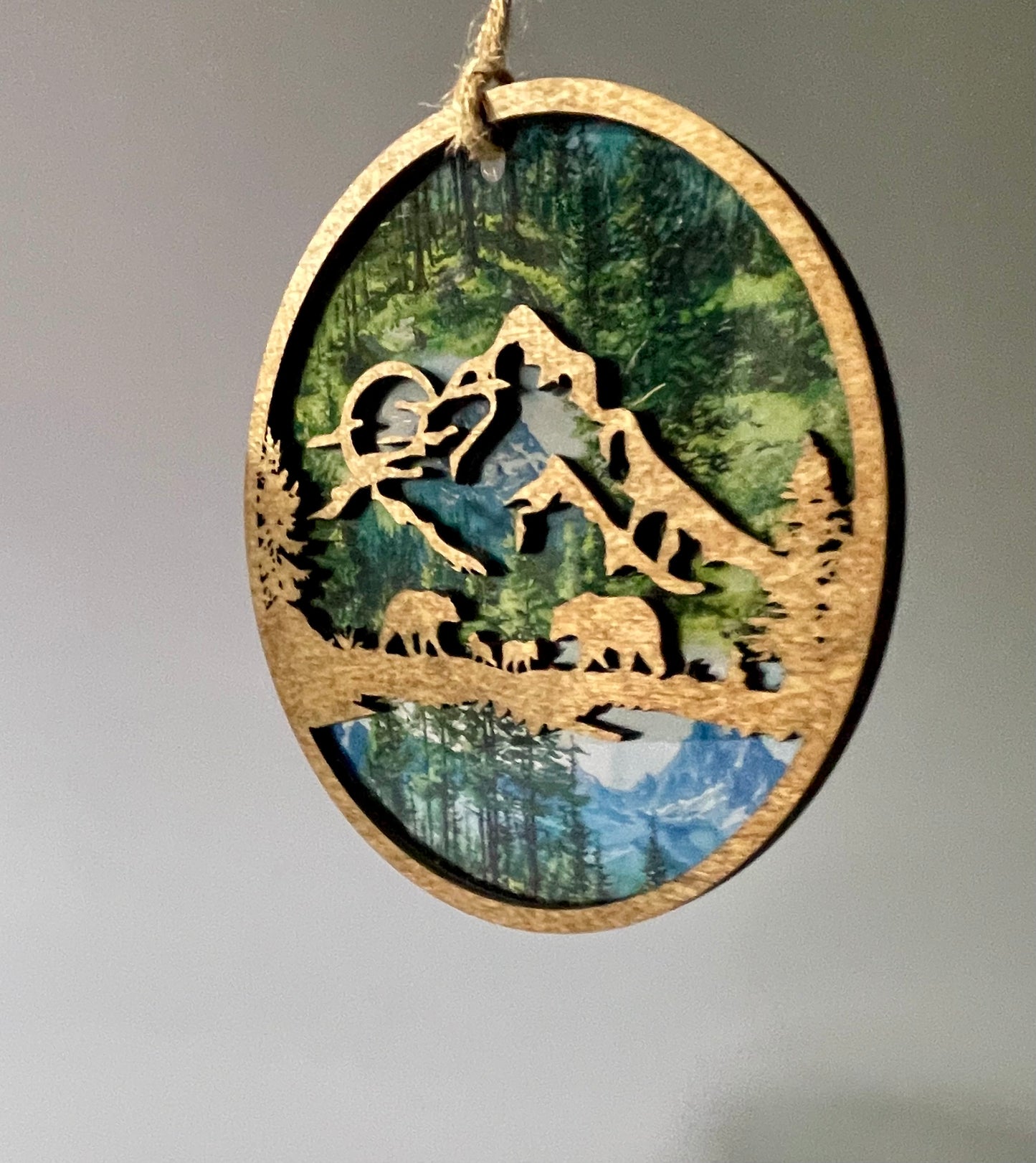 Bears Mountain Scene Suncatcher
