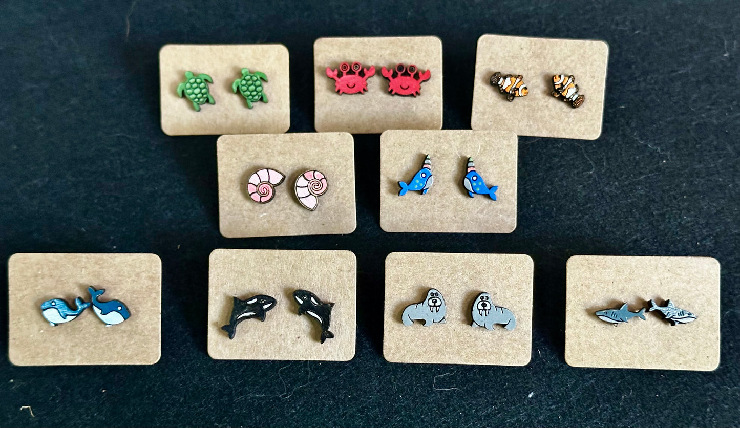 Aquatic Animals Studs
