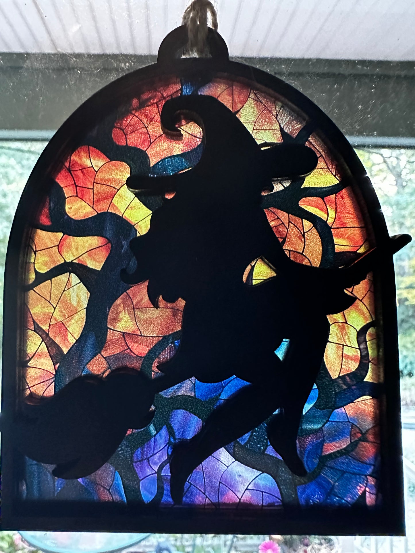 Flying Witch Suncatcher