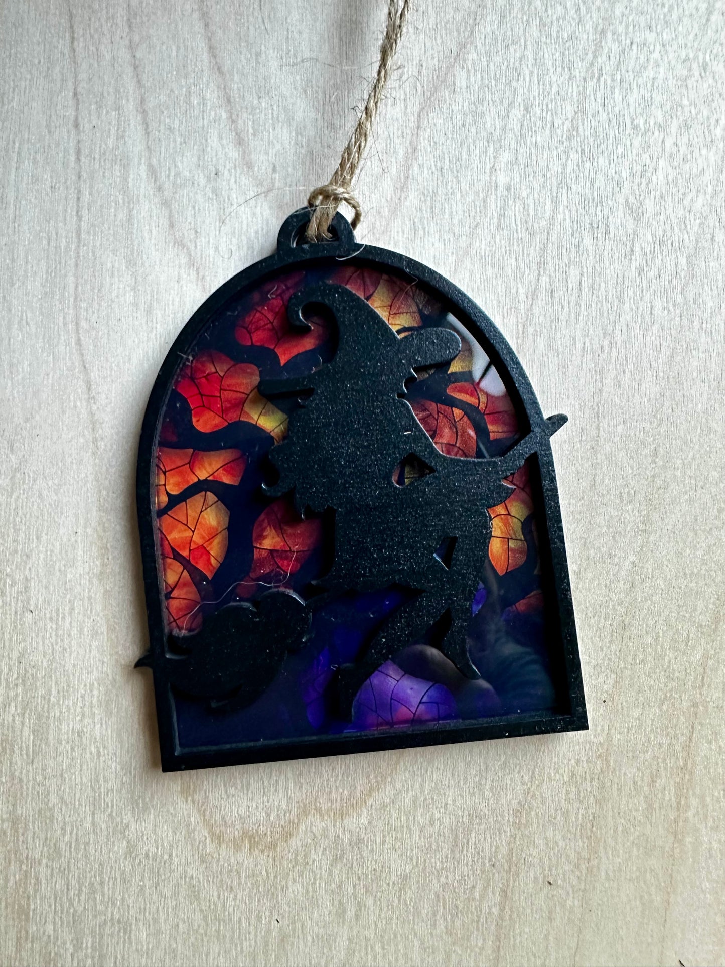 Flying Witch Suncatcher