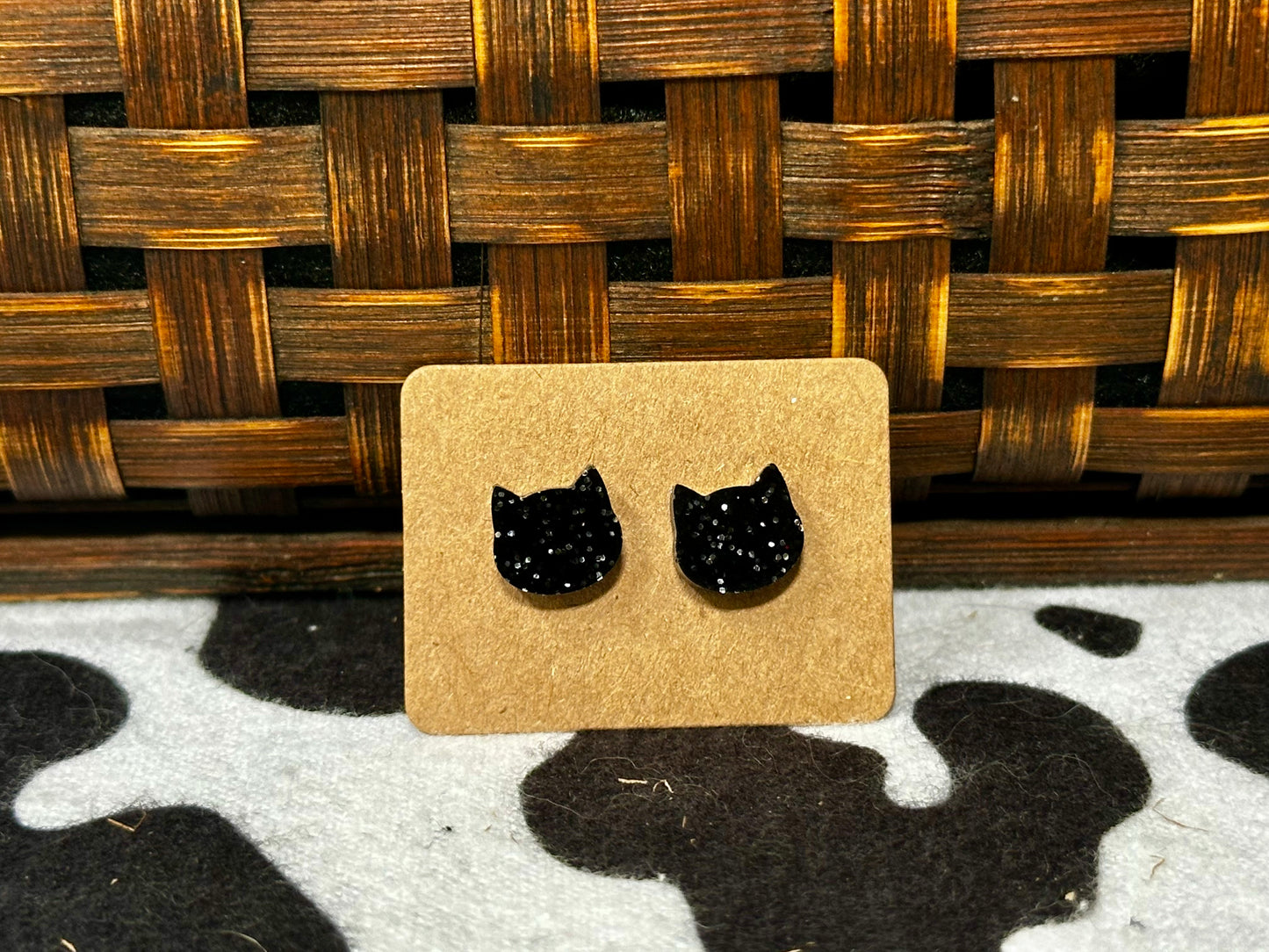 Black Cat Studs