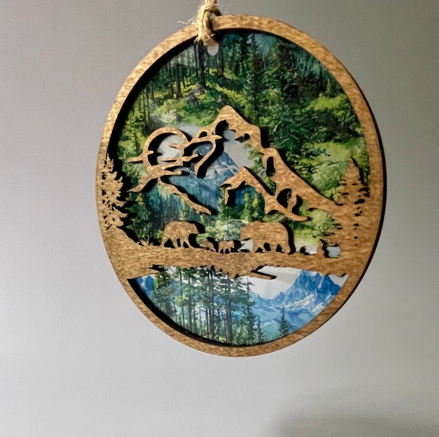 Bears Mountain Scene Suncatcher