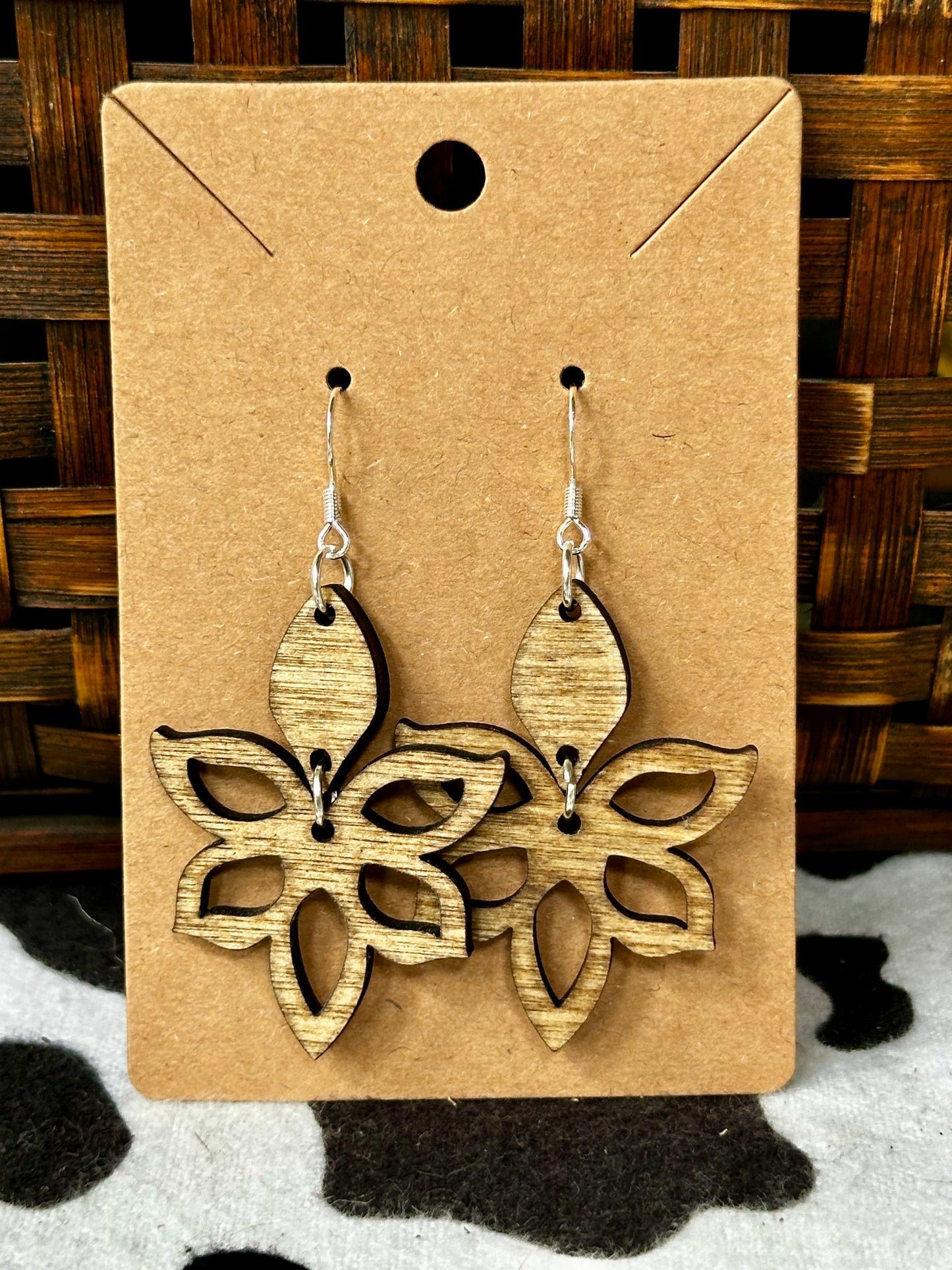 Rustic Lotus Dangles