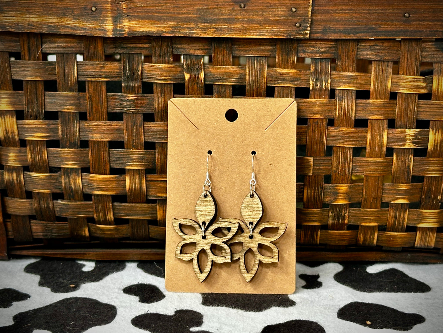 Rustic Lotus Dangles