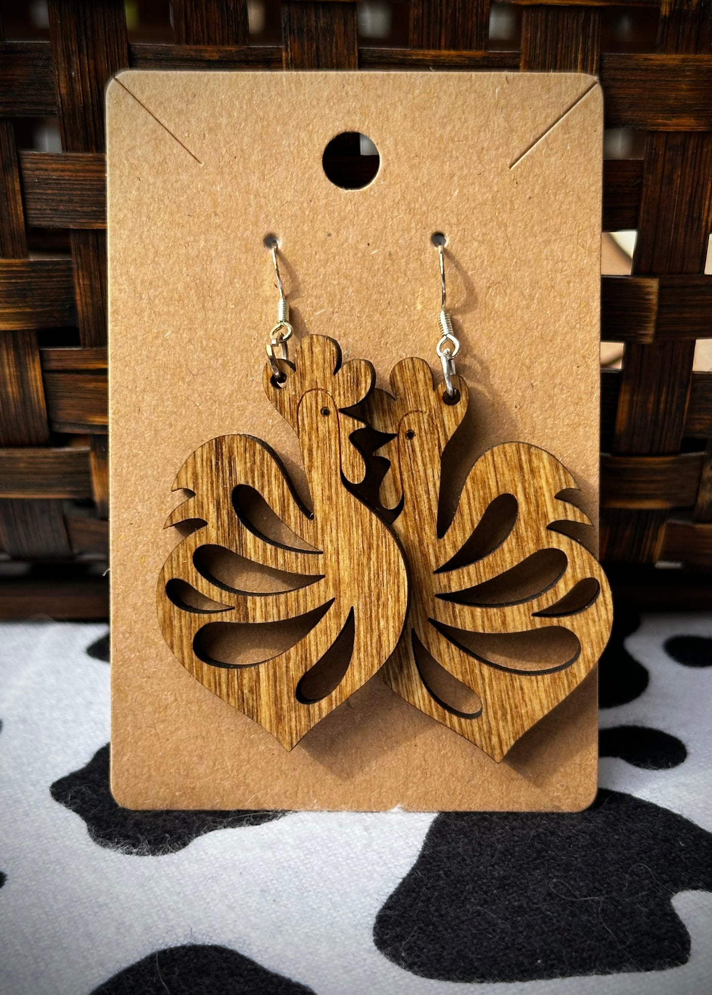 Rooster Boho Dangles