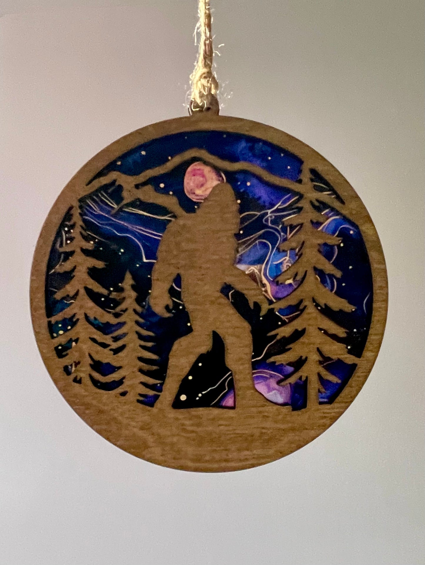 Sasquatch (Yeti) Sun Catcher