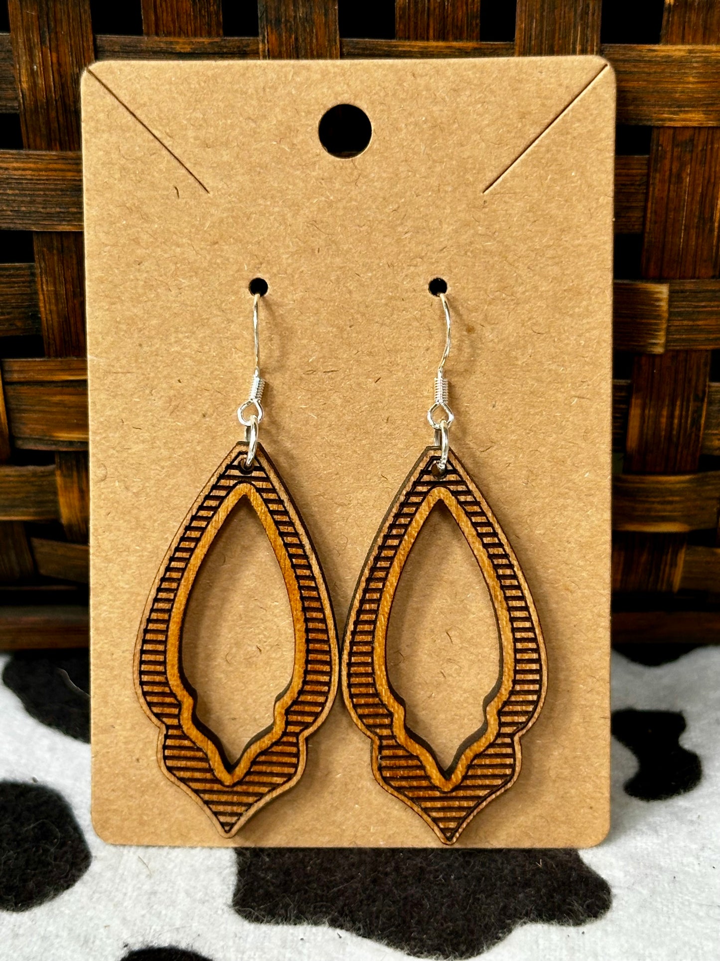 Rustic Marquise Dangle