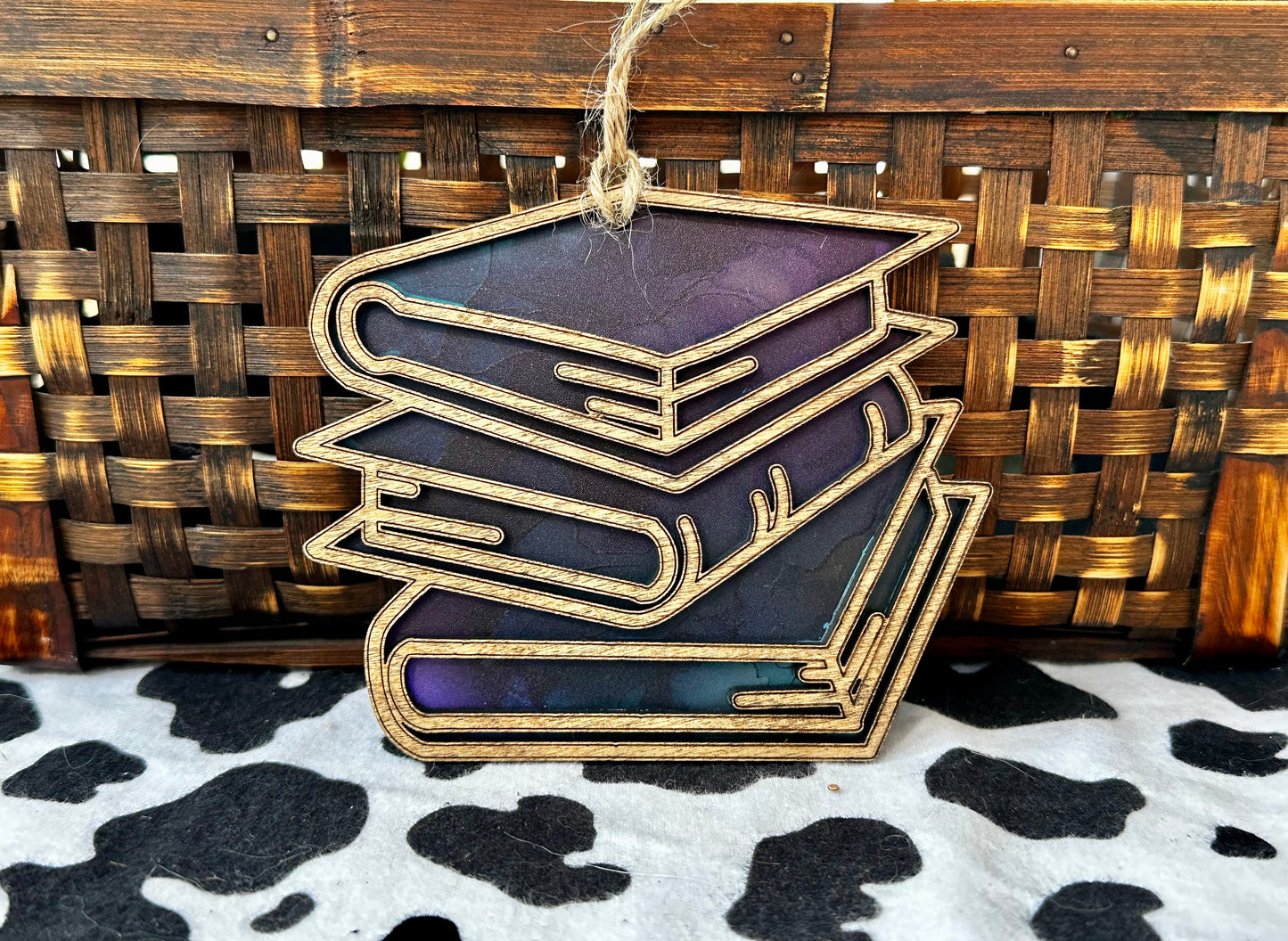 Book Stack Suncatcher