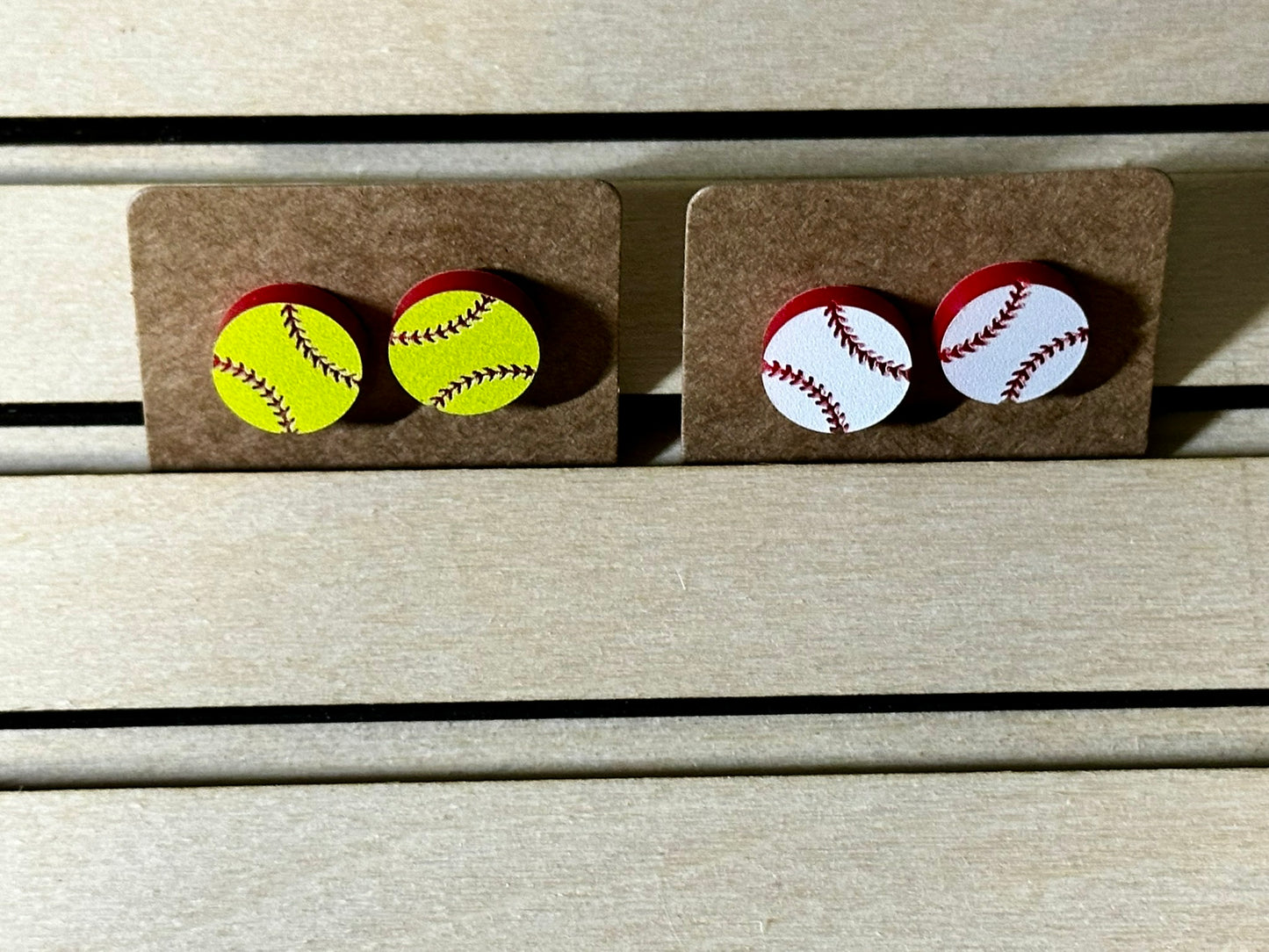 Softball/Baseball Acrylic Studs