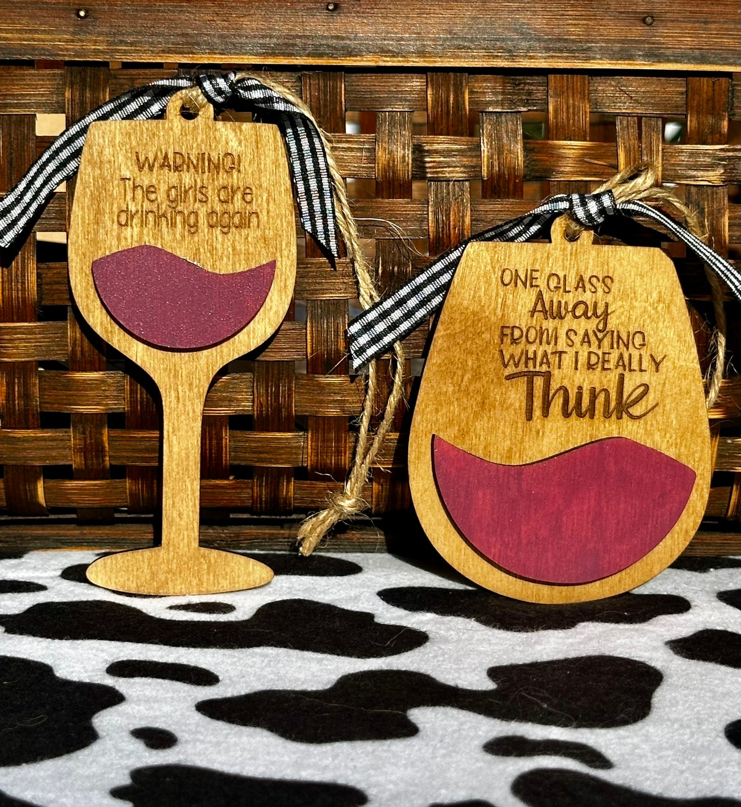 Wine Glass Ornaments