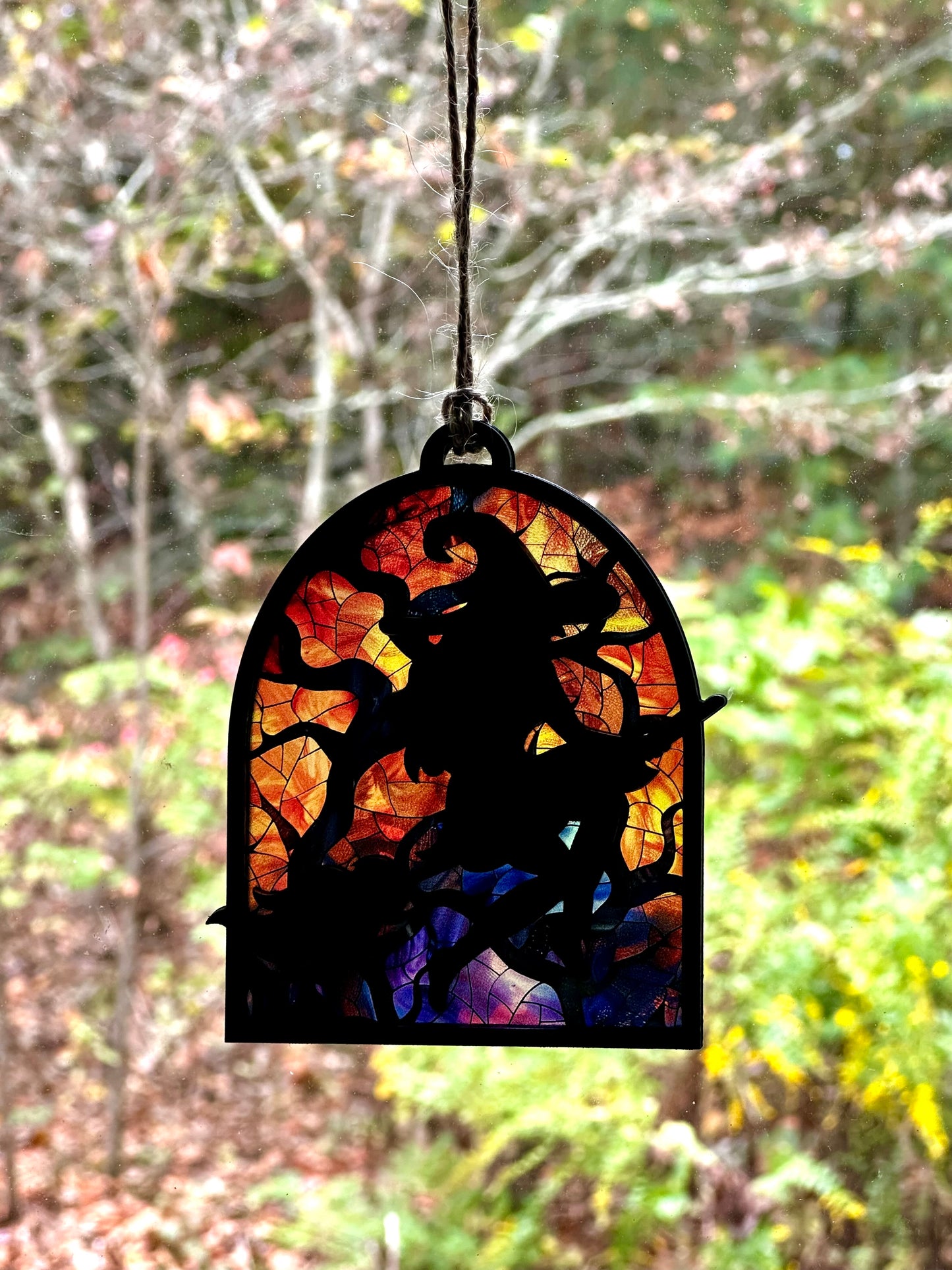 Flying Witch Suncatcher