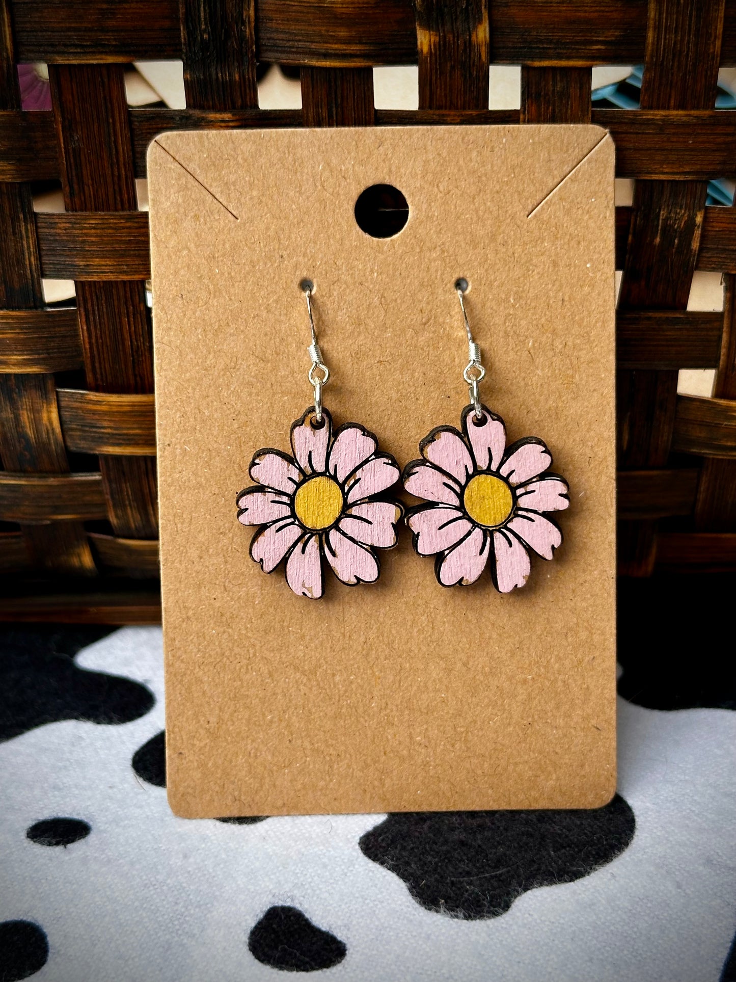 Colorful Daisy Flower Dangles