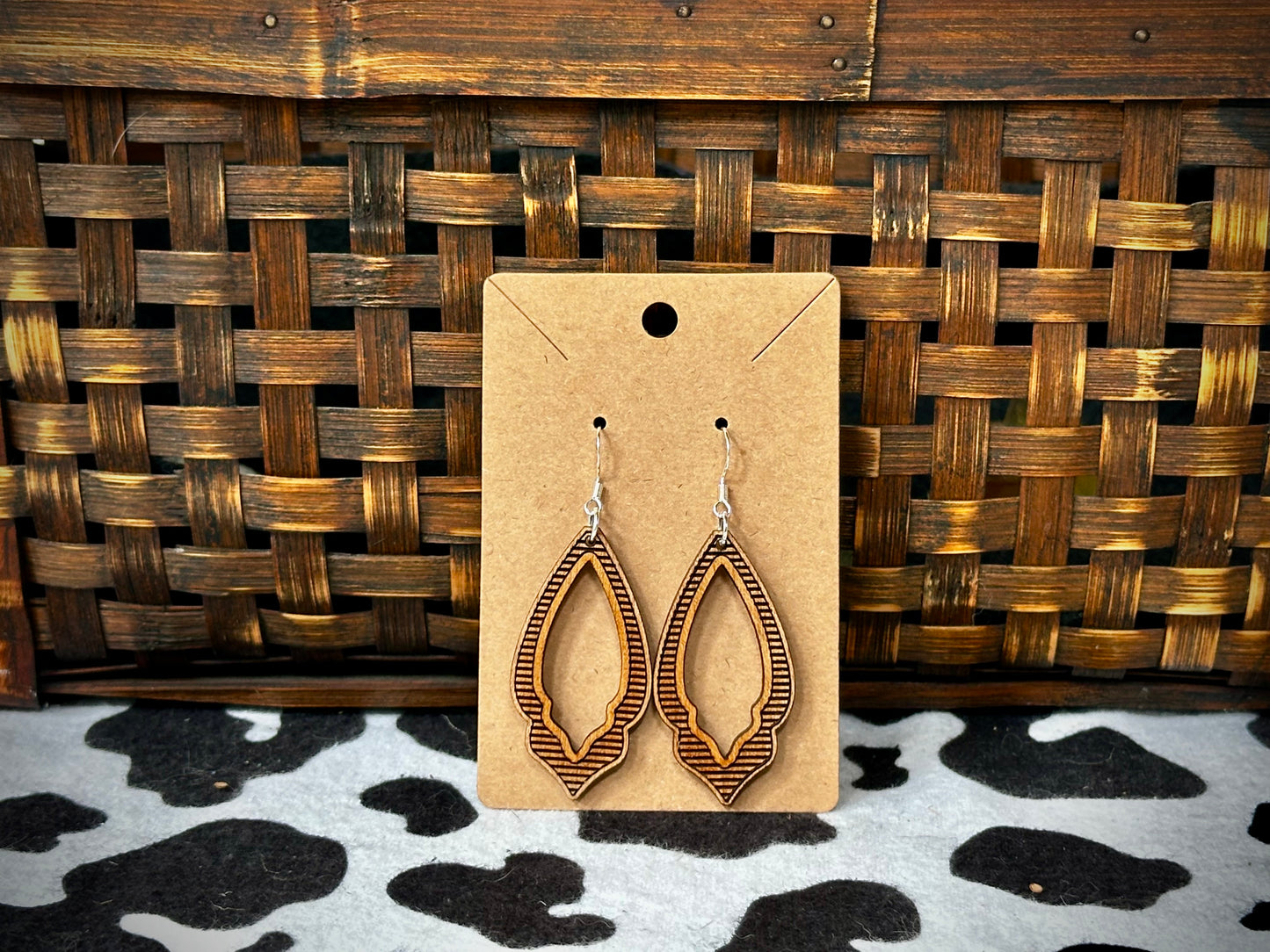 Rustic Marquise Dangle