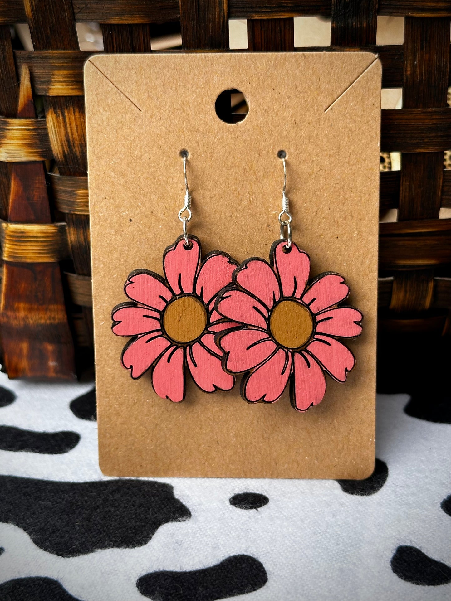 Colorful Daisy Flower Dangles