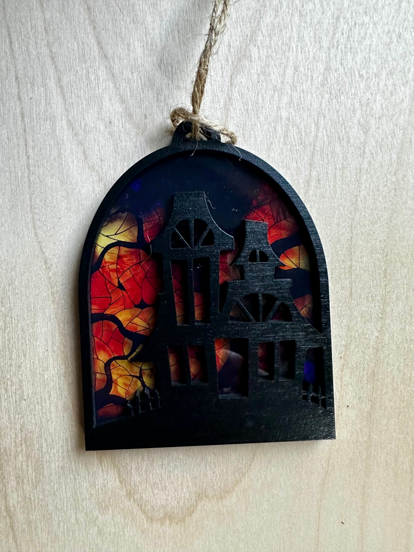 Haunted House Suncatcher