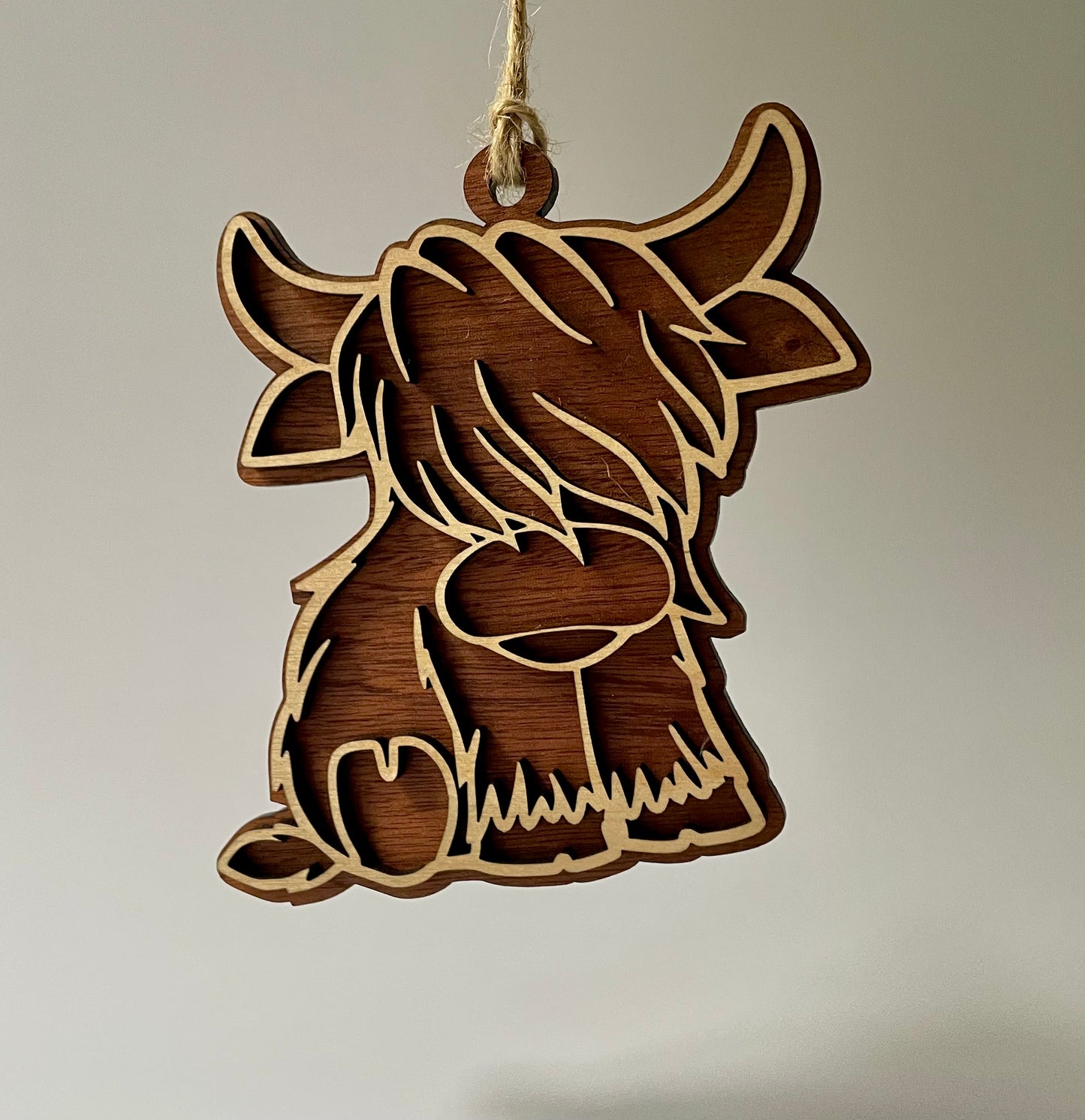 Highland Cow Ornament