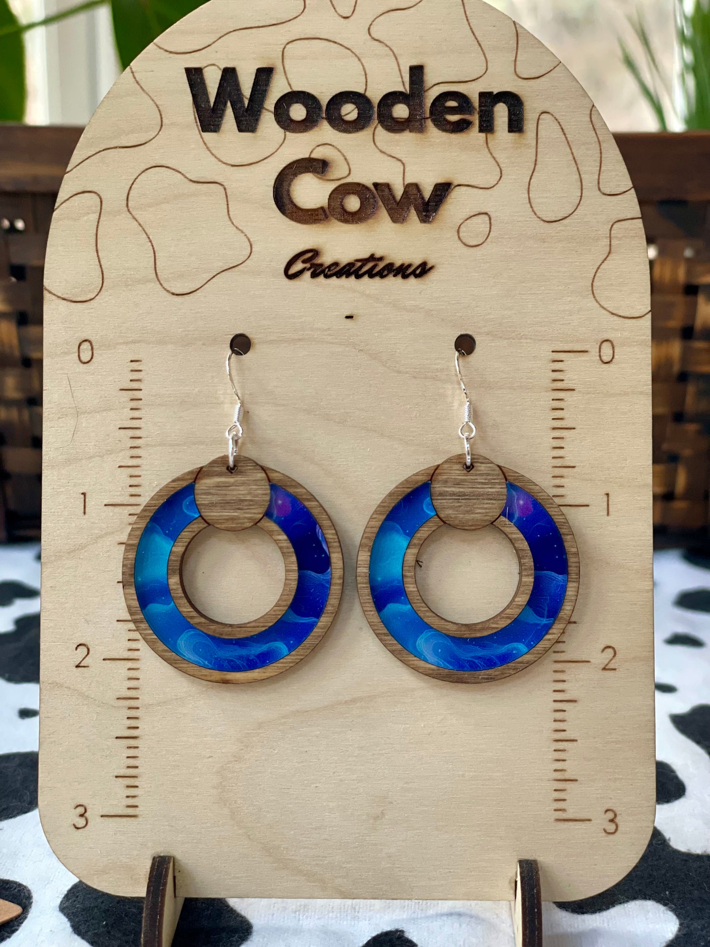 Blue Acrylic Circles