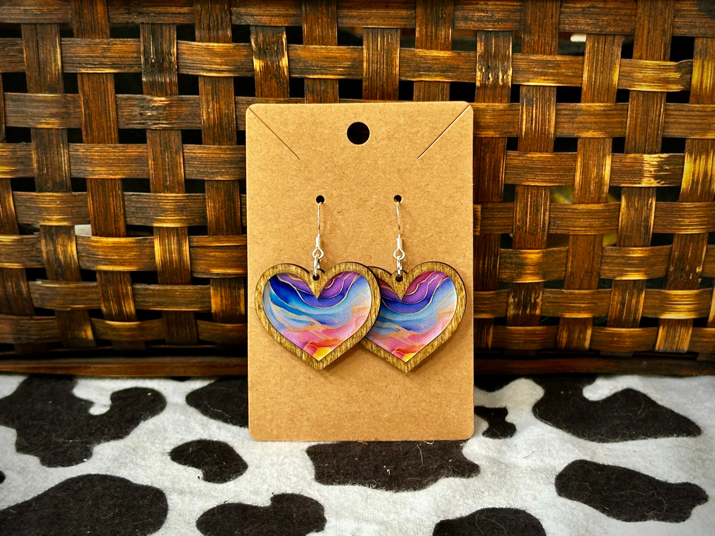 Heart Acrylic Dangles