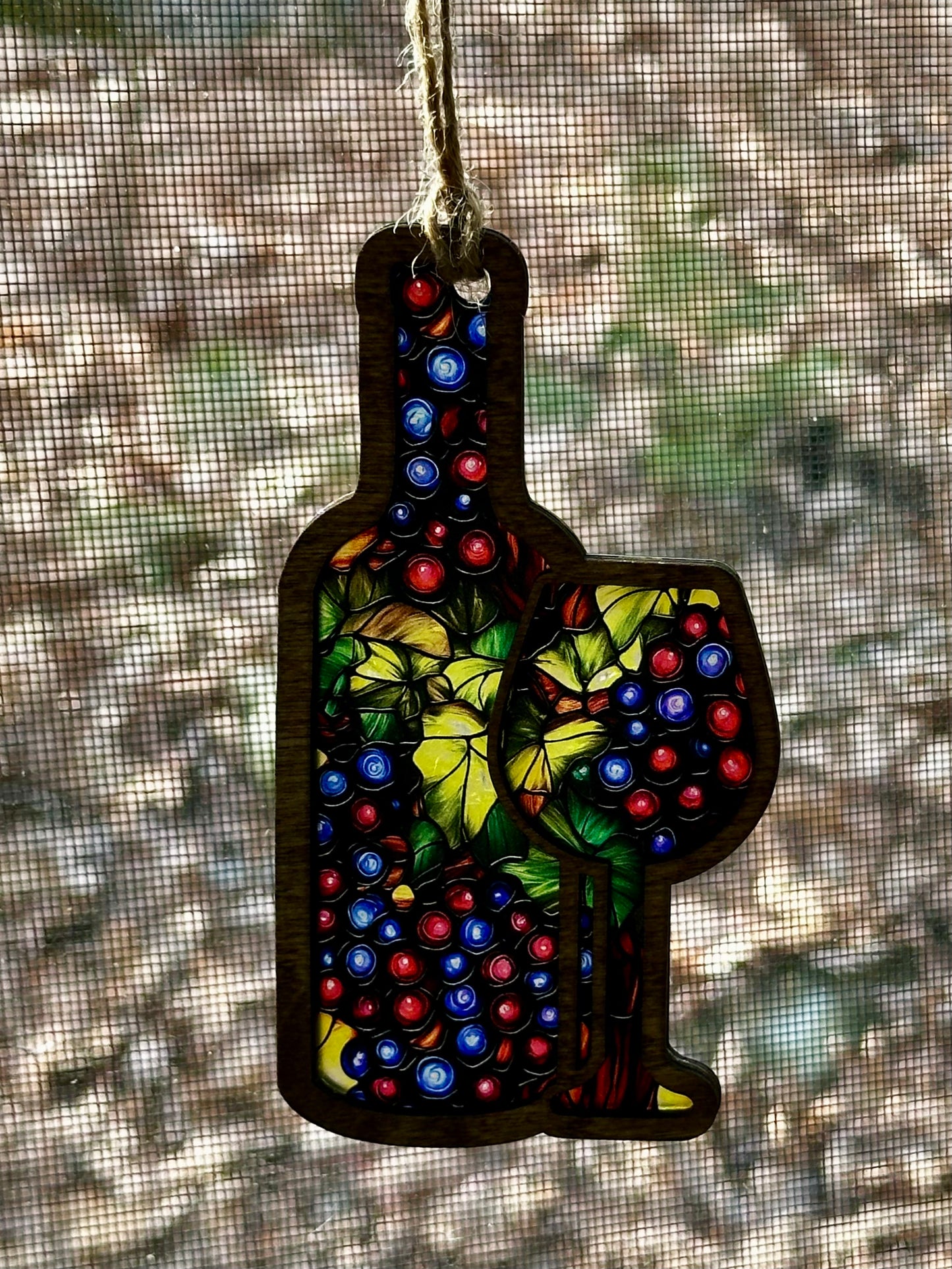 Wine Suncatcher