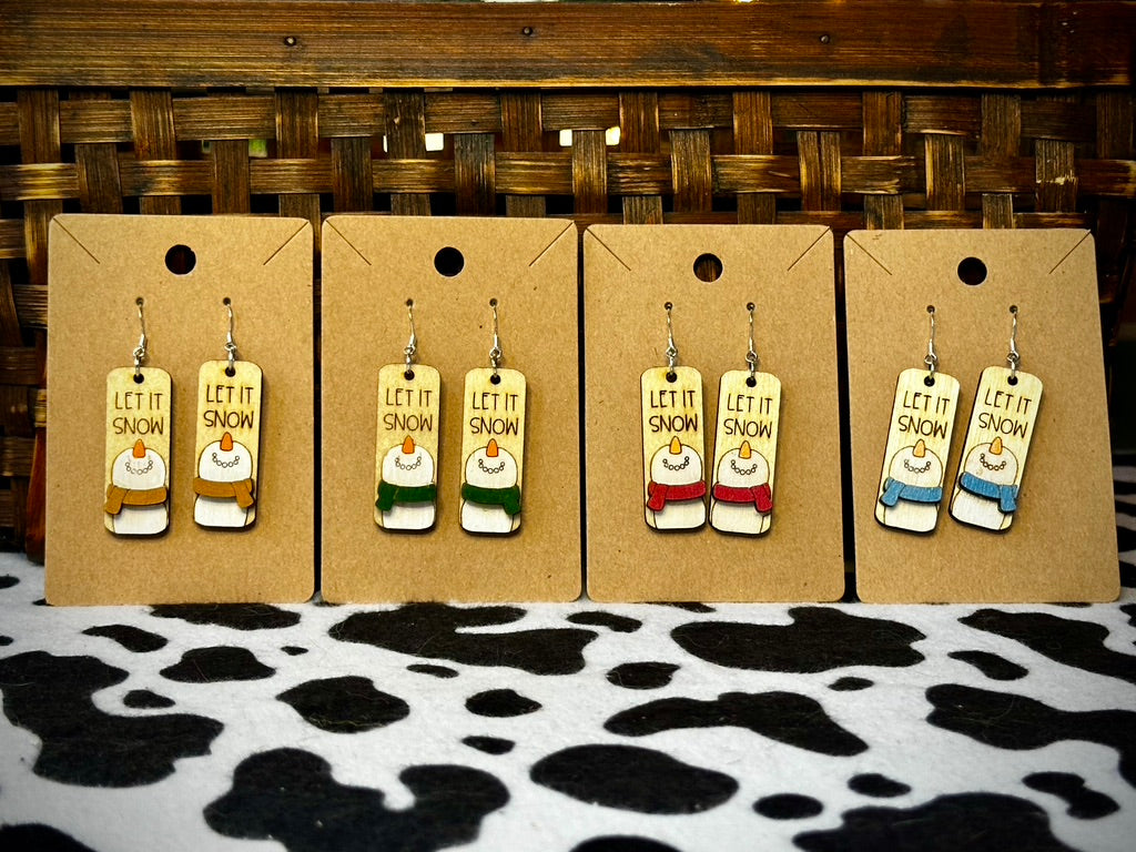 Let It Snow Skinny Dangles