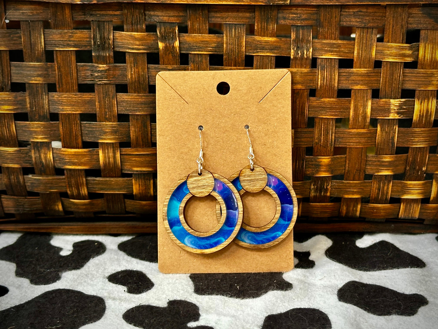 Blue Acrylic Circles