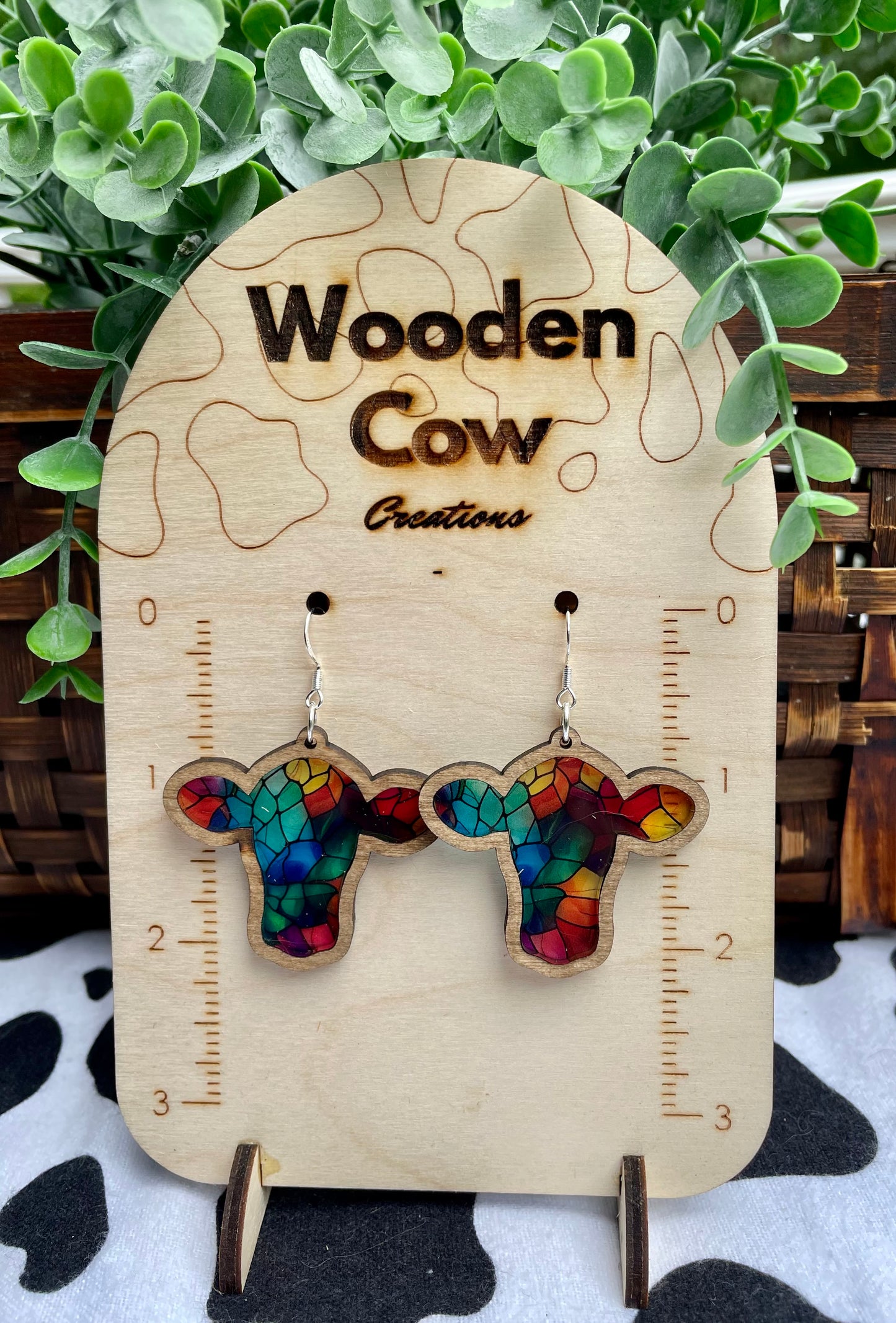 “Stained Glass” Cows