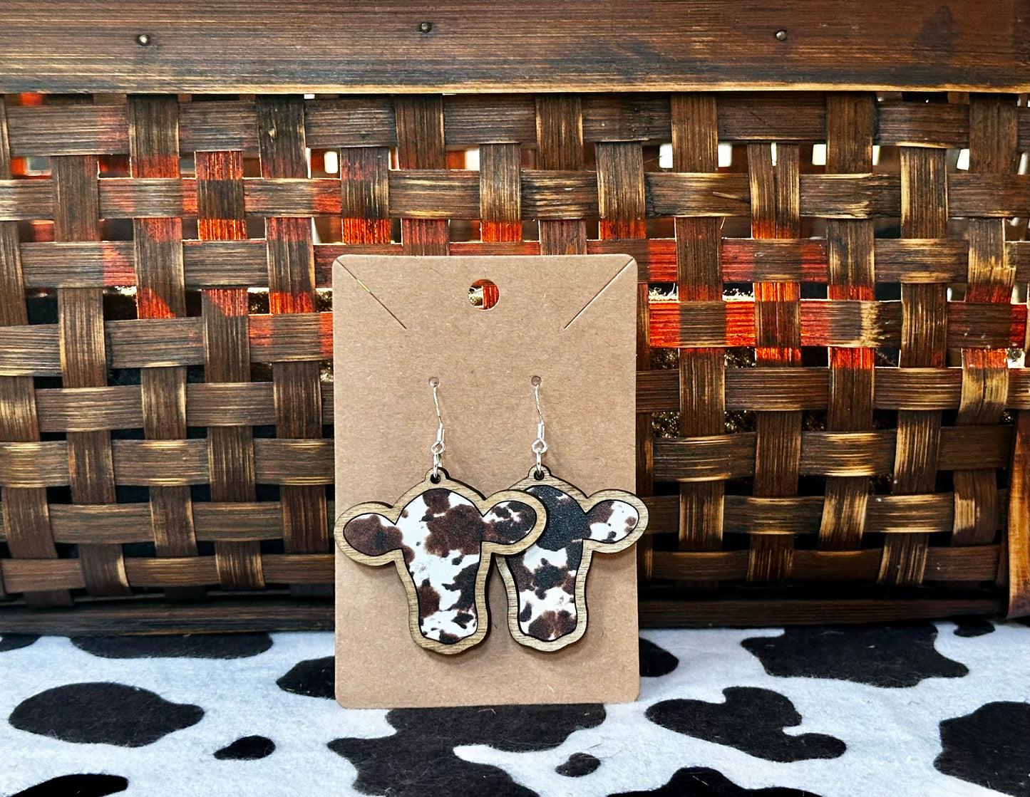 Cowhide Dangles