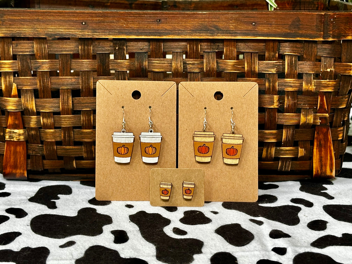 Pumpkin Latte Studs