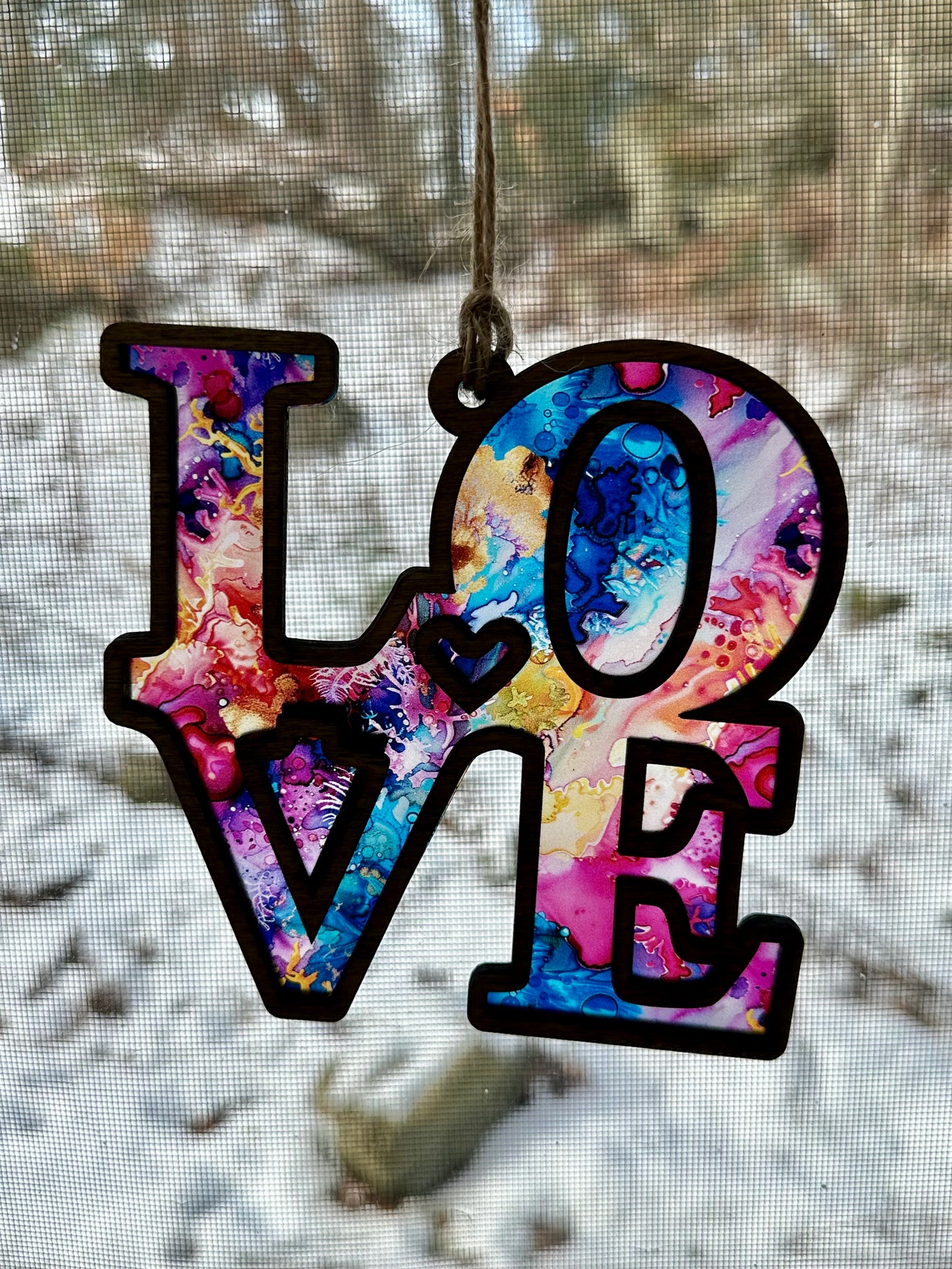 L-O-V-E Sun-Catcher