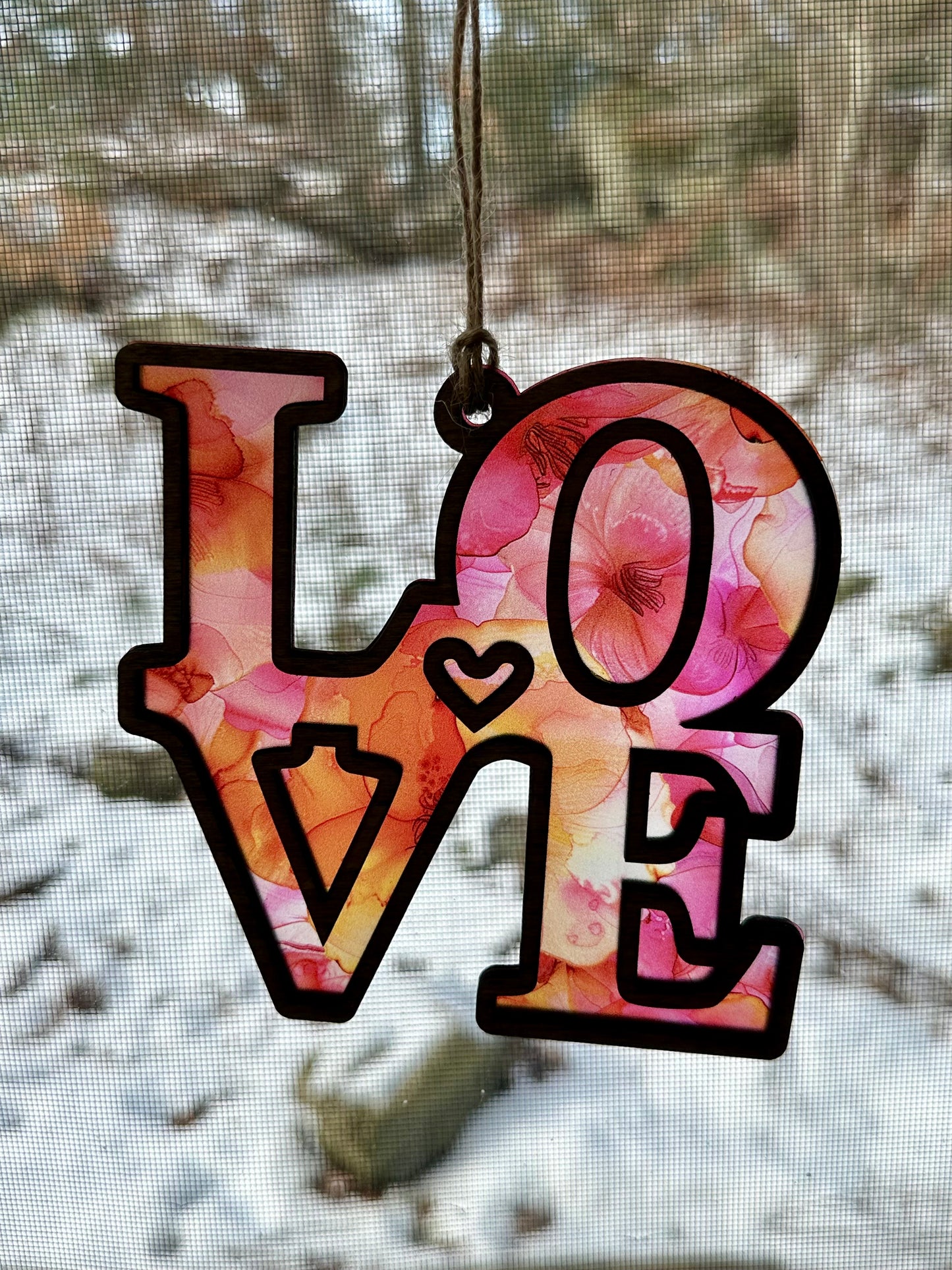 L-O-V-E Sun-Catcher