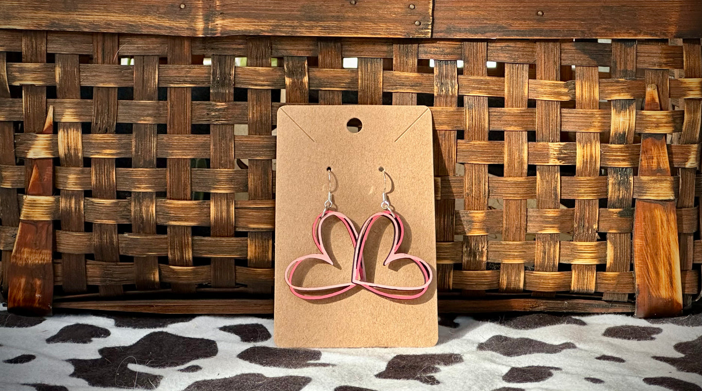 Double Hearts Dangle