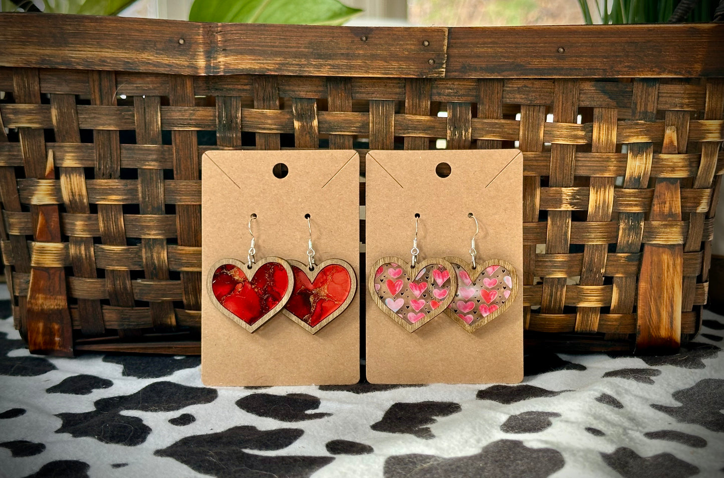 Heart Acrylic Dangles