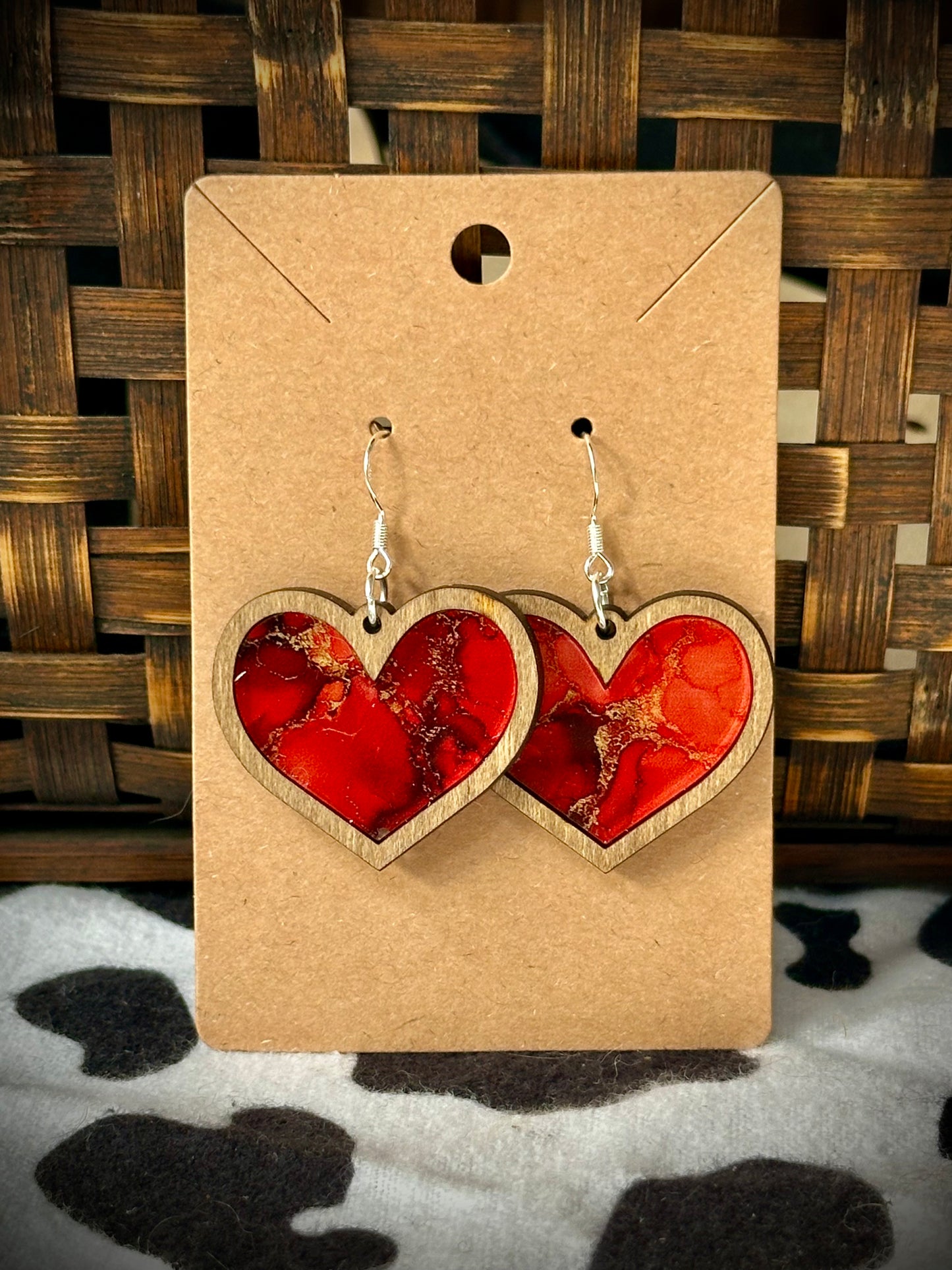 Heart Acrylic Dangles