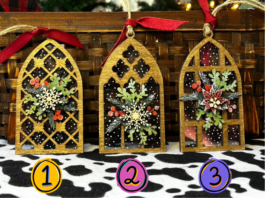 Snowy Window Panes