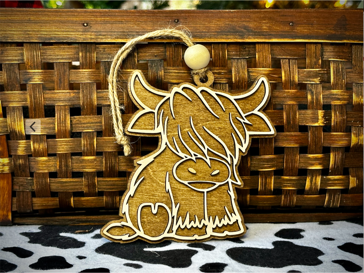 Highland Cow Ornament