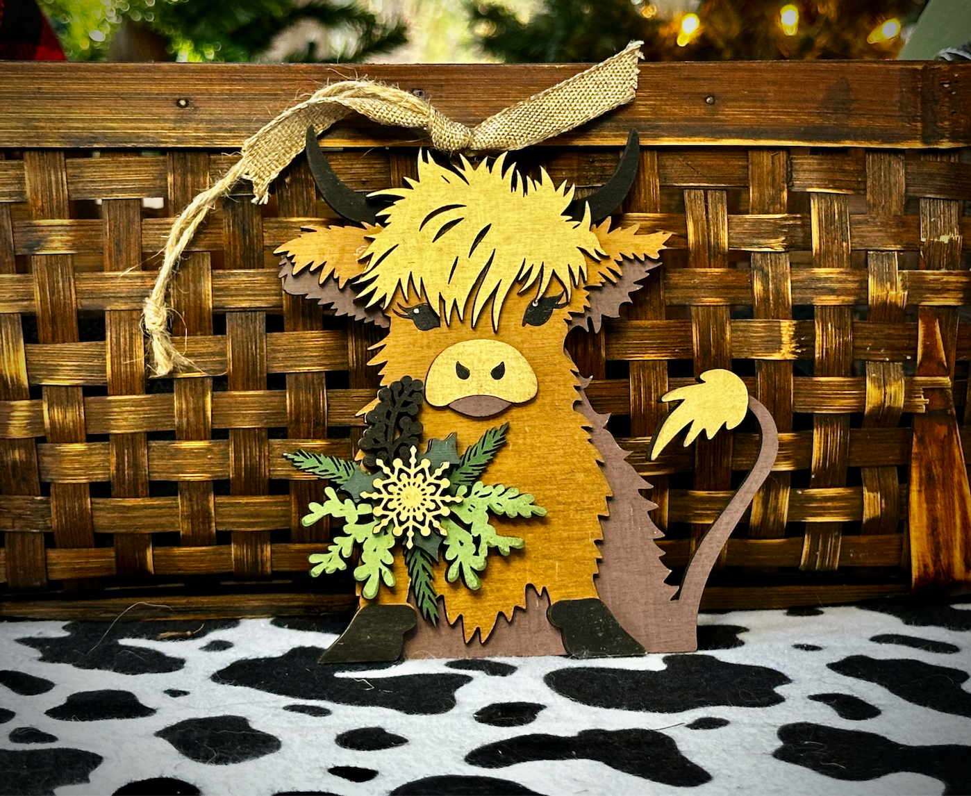 Highland Cow Ornament