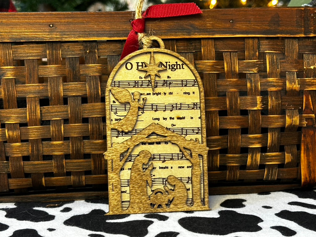 O Holy Night Music Ornament