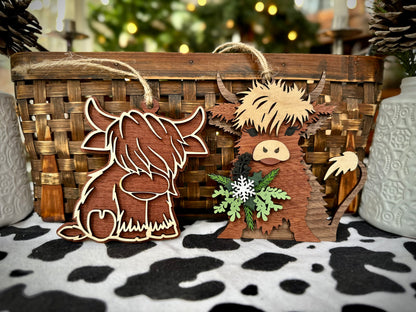 Highland Cow Ornament