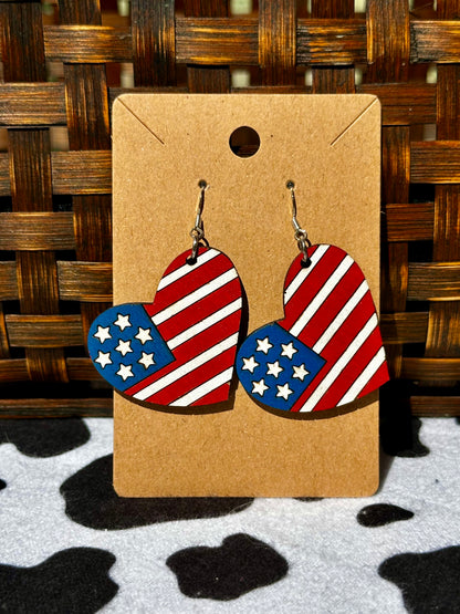 Stars and Stripes Dangles