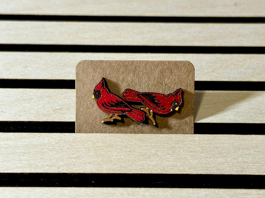 Cardinal Studs