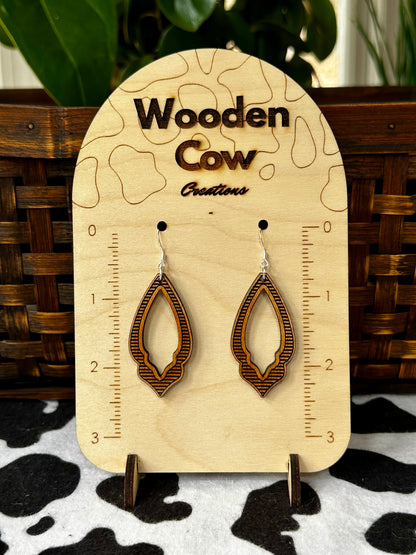 Rustic Marquise Dangle