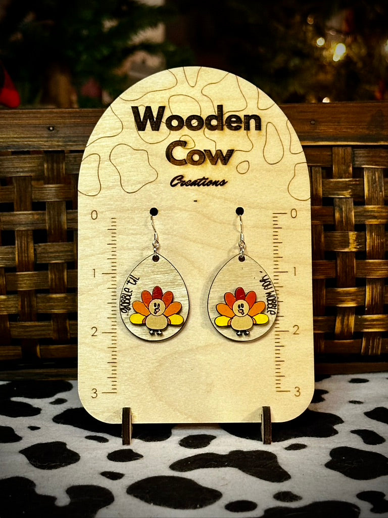 Gobble 'til you Wobble Earrings