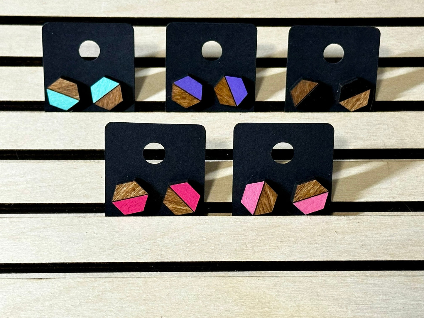 Hexagon Color Studs