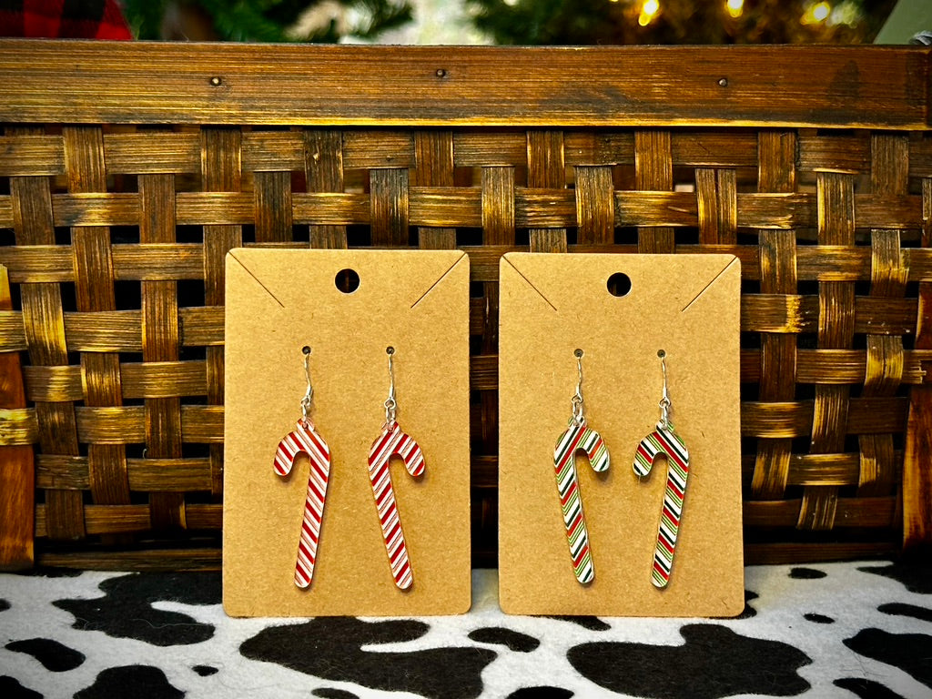 Candy Cane Earrings