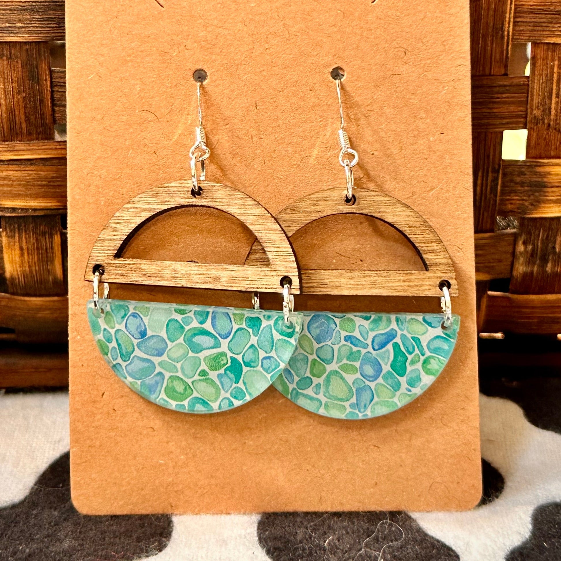 1 - Seaglass acrylic with wood arches