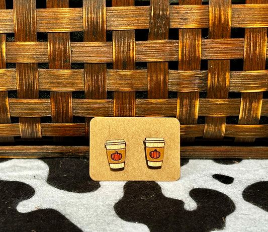 Pumpkin Latte Studs