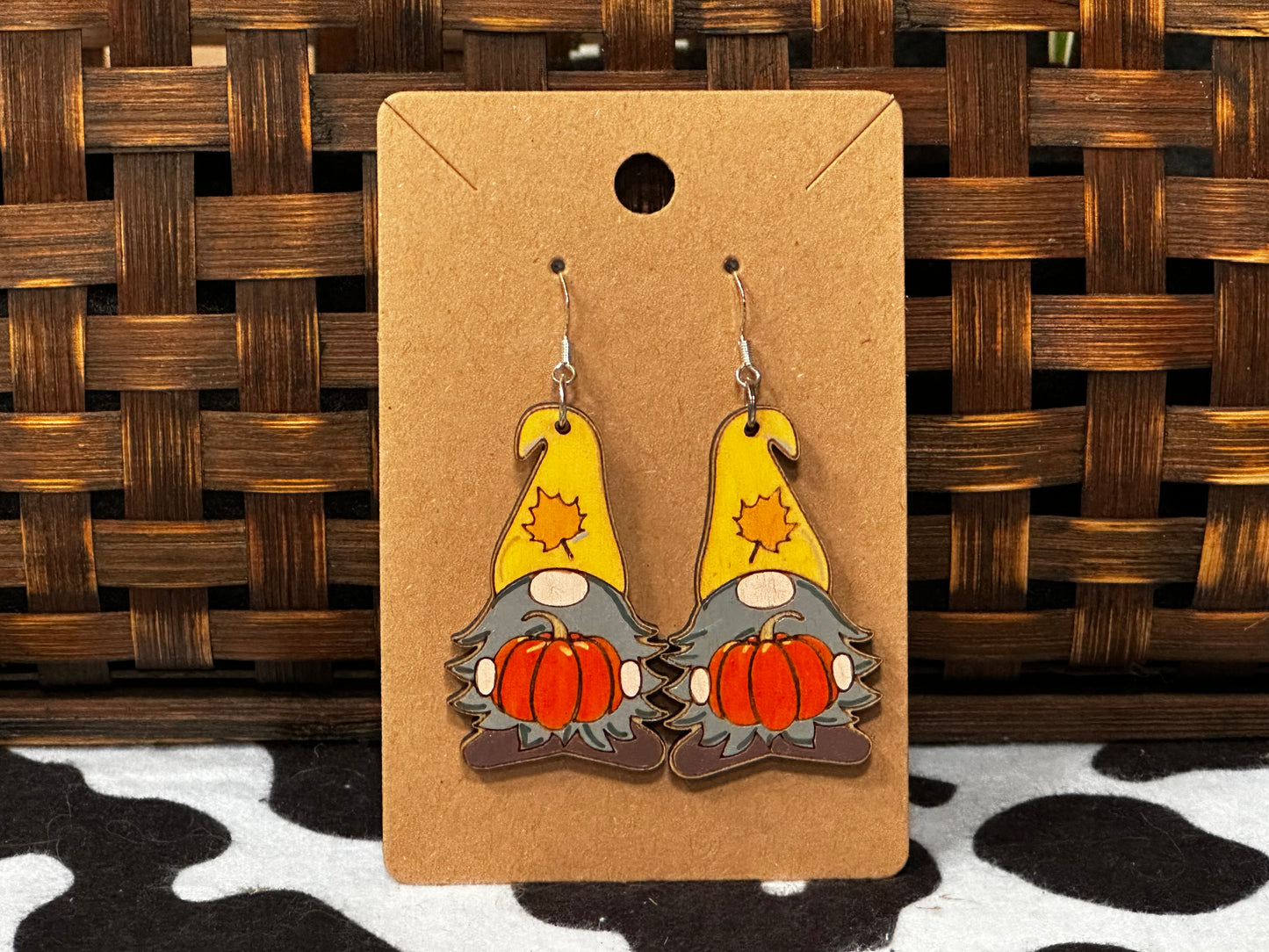 Fall Gnome Dangles